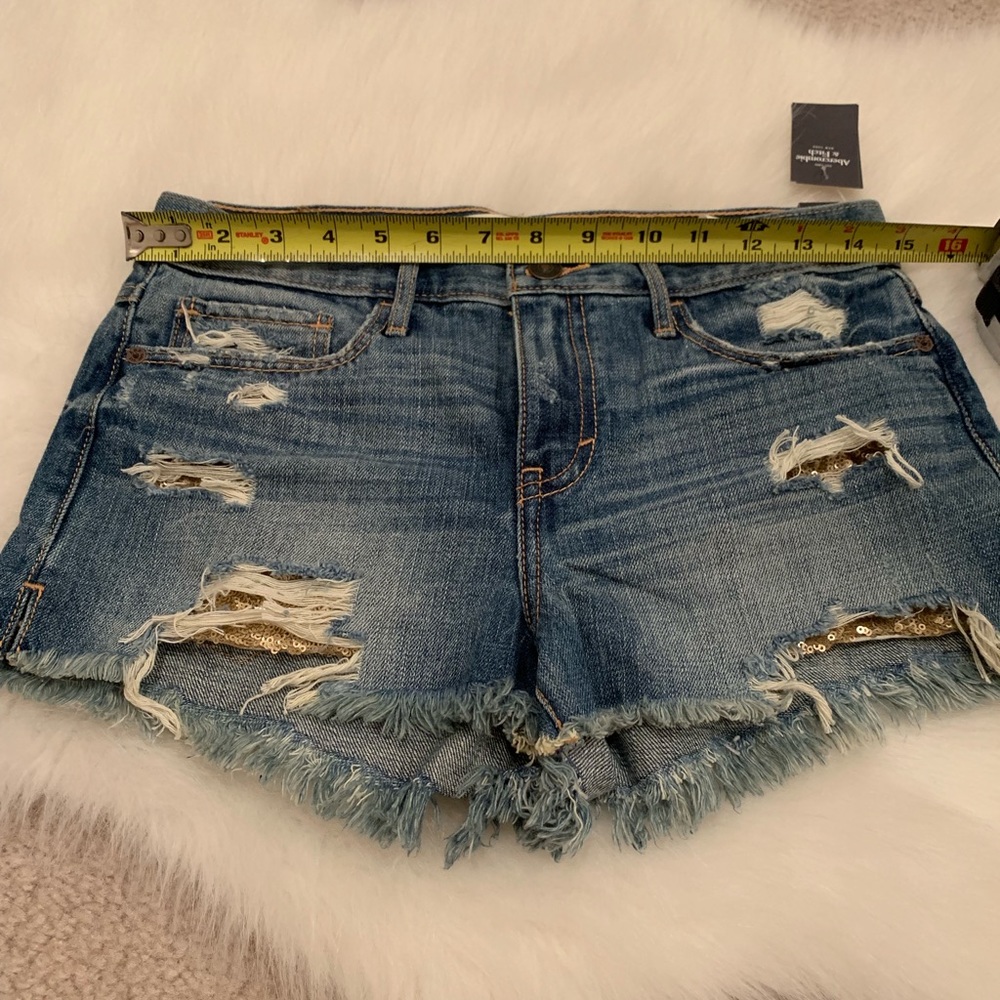 Rare Abercrombie & Fitch gold sequin pocket size 2 - Picture 4 of 8